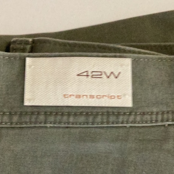 Transcript  Grey/Green Shorts - Picture 3 of 11